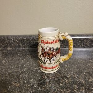Anheuser Busch Budweiser Holiday Stein 1983 Wheatland, No Box